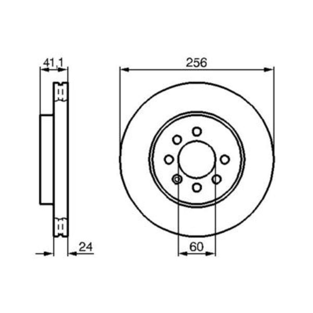 Image for Bosch Brake disc BD231