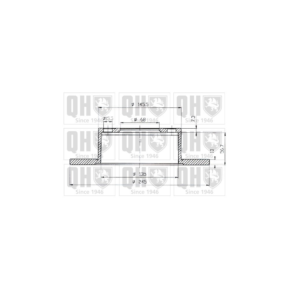 Image for QH BDC3929 Brake Disc