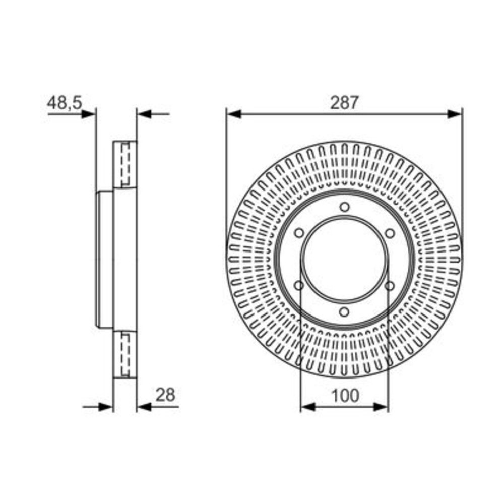 Image for Bosch Brake disc BD2374