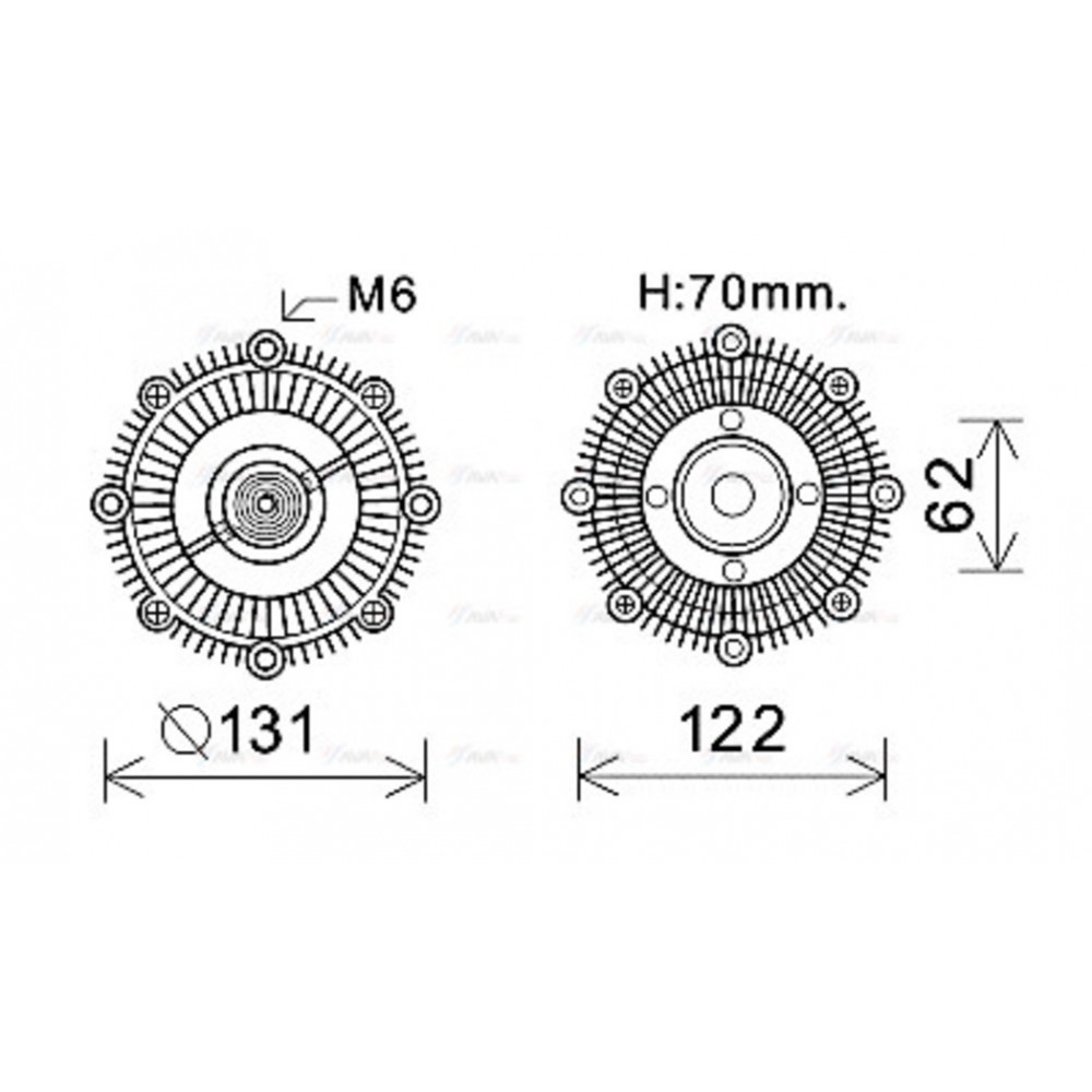 Image for AVA Cooling - Fan Clutch