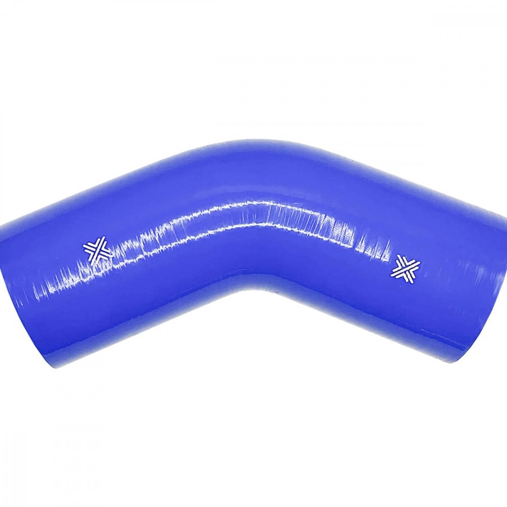 Image for Pipercross Performance Silicone HoseBlue 45Â° 89mm bore  152m