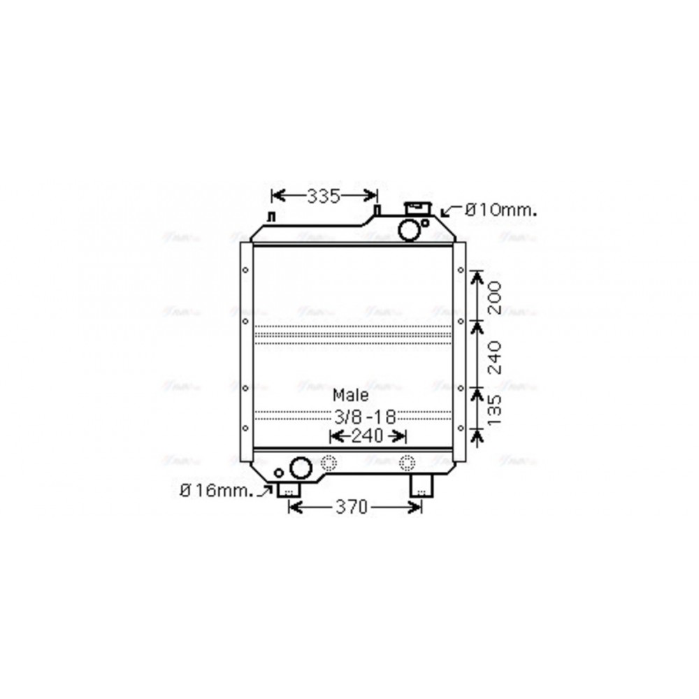 Image for AVA Cooling - Radiator