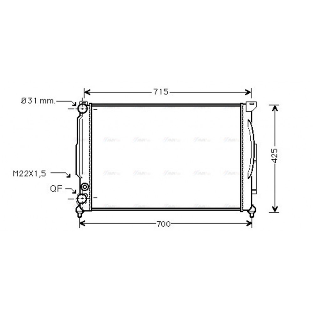 Image for AVA Cooling - Radiator