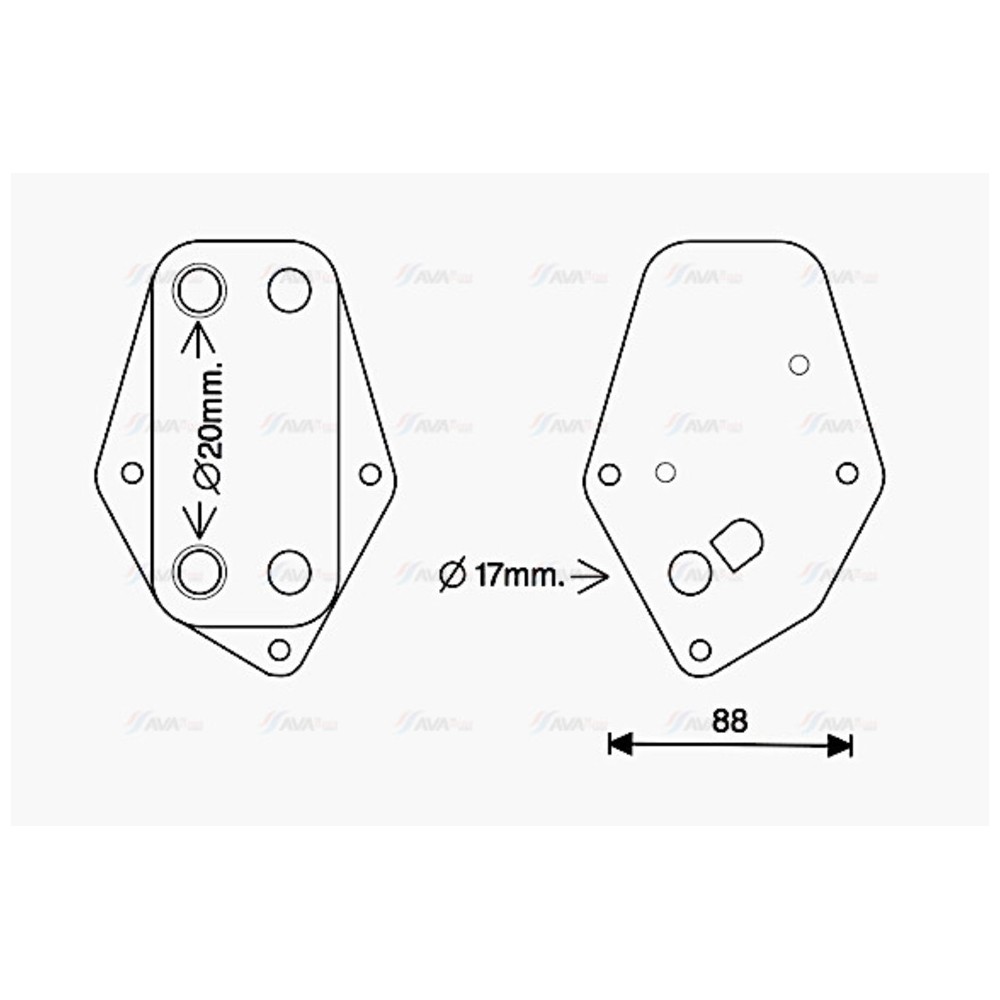 Image for AVA Cooling - Oil Cooler