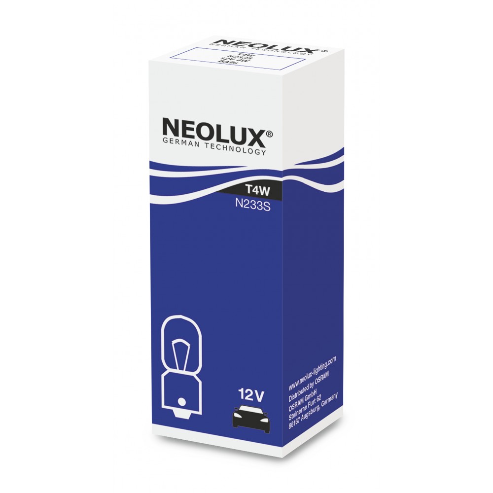 Image for Neolux N233S 12v 4w BA9s (233) Single box