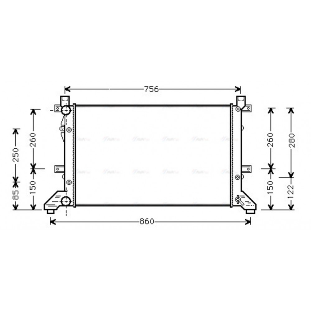 Image for AVA Cooling - Radiator