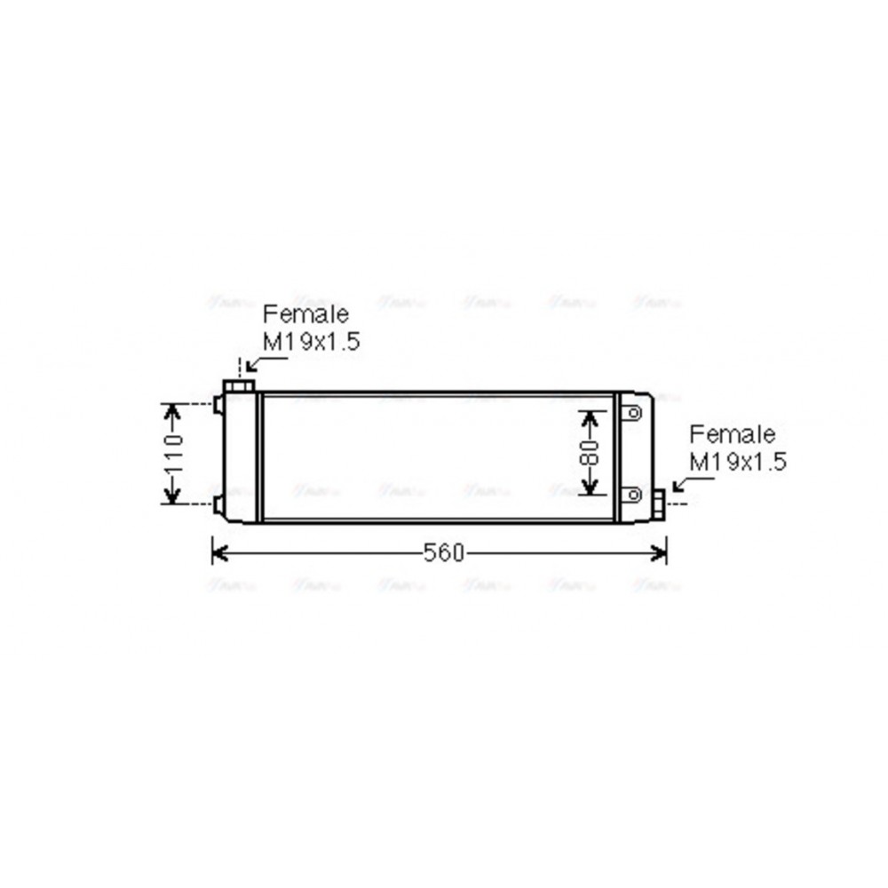 Image for AVA Cooling - Oil Cooler