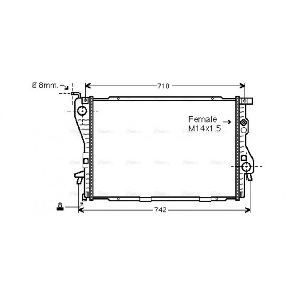 Image for AVA Cooling - Radiator