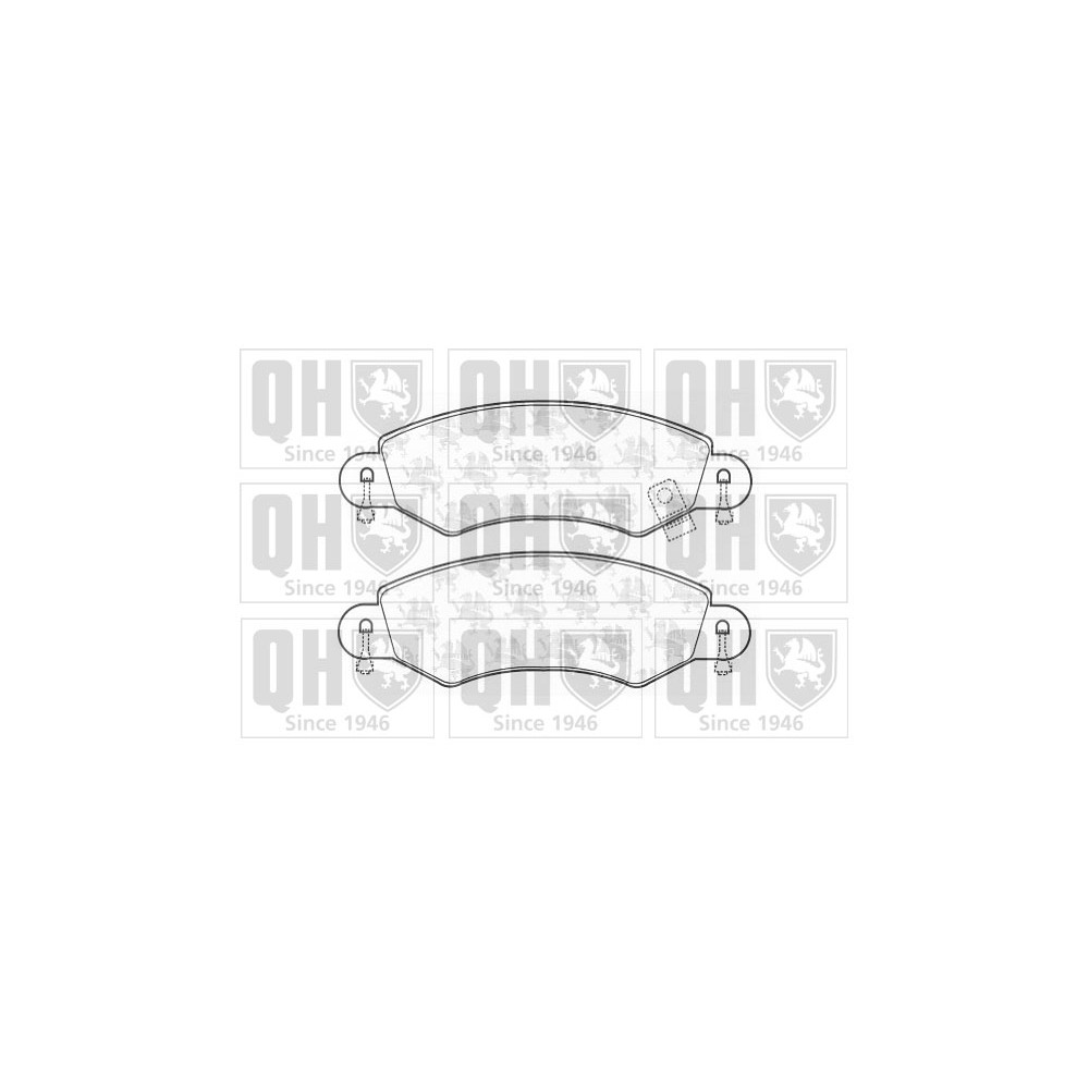 Image for QH BP1273 Brake Pad Set