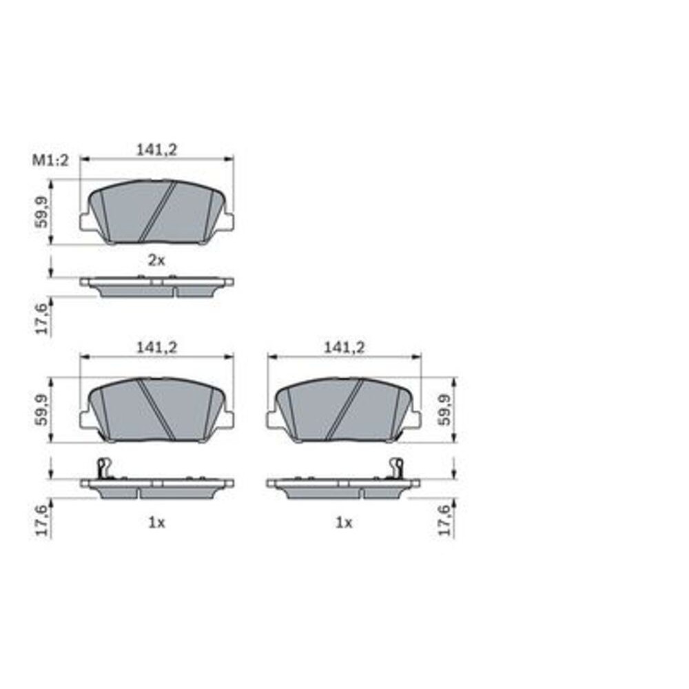 Image for Bosch Brake lining BP1927