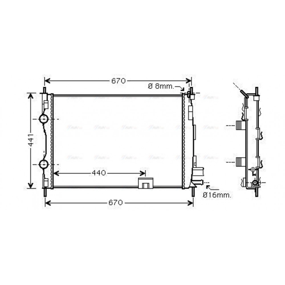 Image for AVA Cooling - Radiator