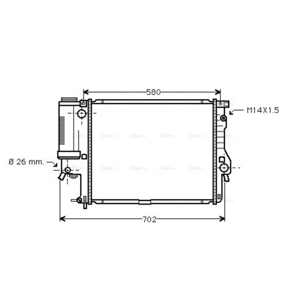 Image for AVA Cooling - Radiator