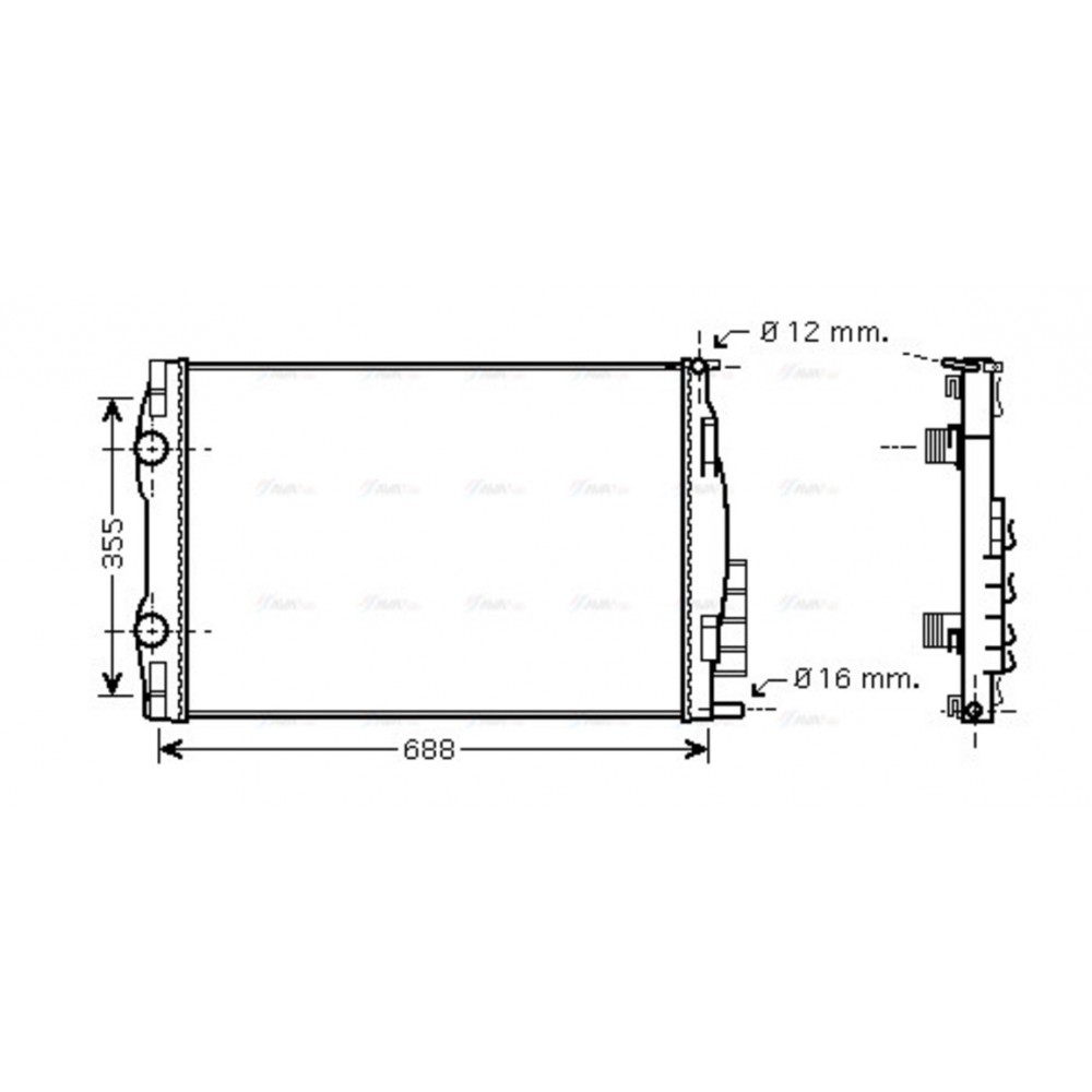 Image for AVA Cooling - Radiator