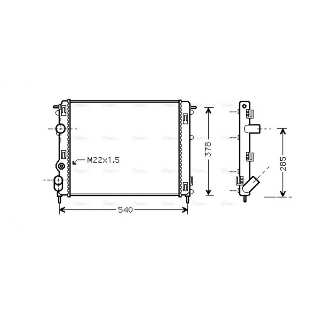 Image for AVA Cooling - Radiator