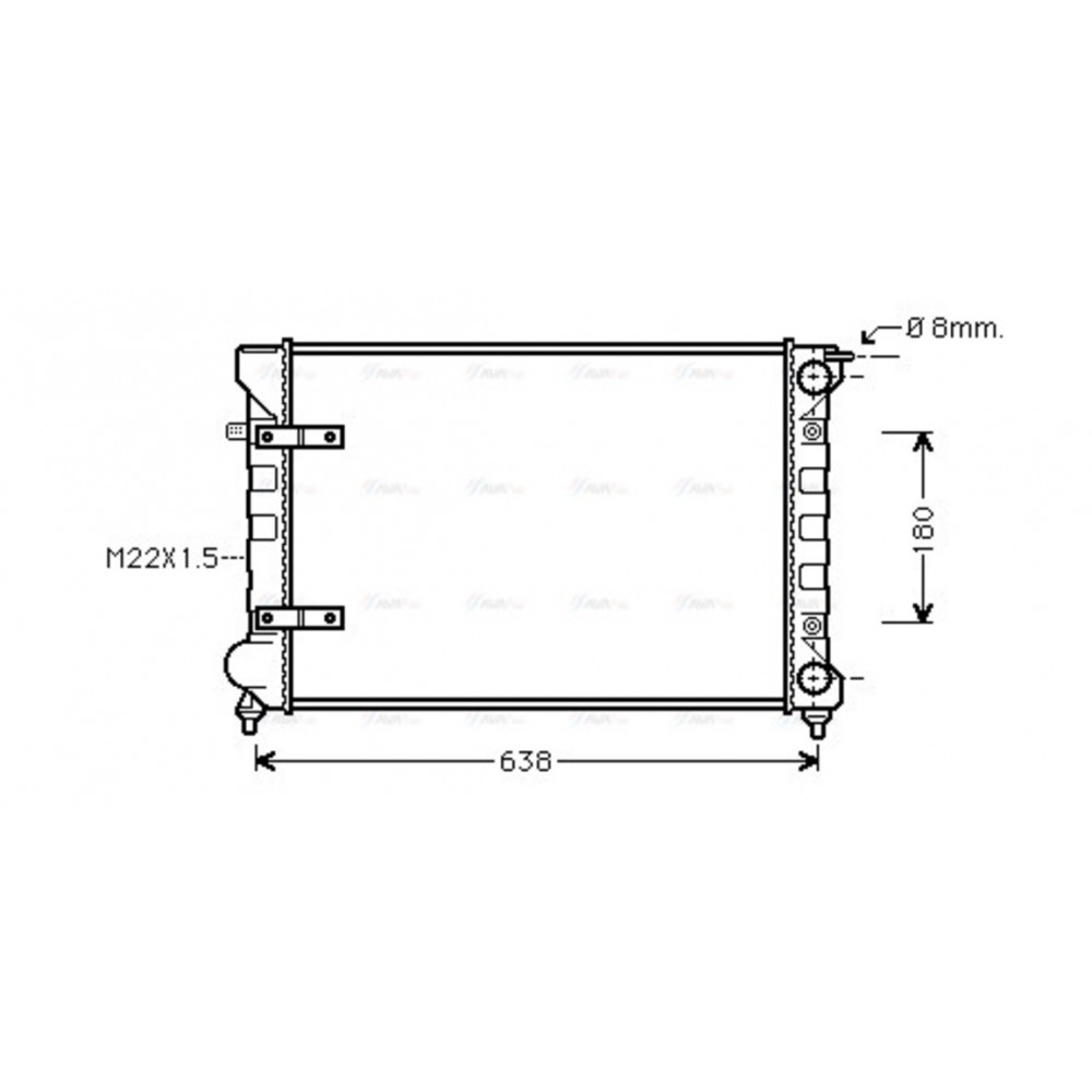 Image for AVA Cooling - Radiator