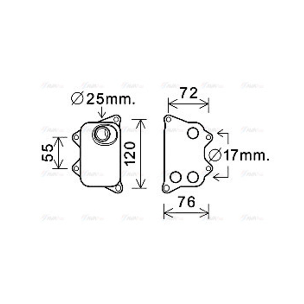 Image for AVA Cooling - Oil Cooler