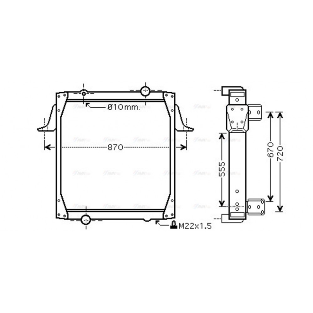 Image for AVA Cooling - Radiator