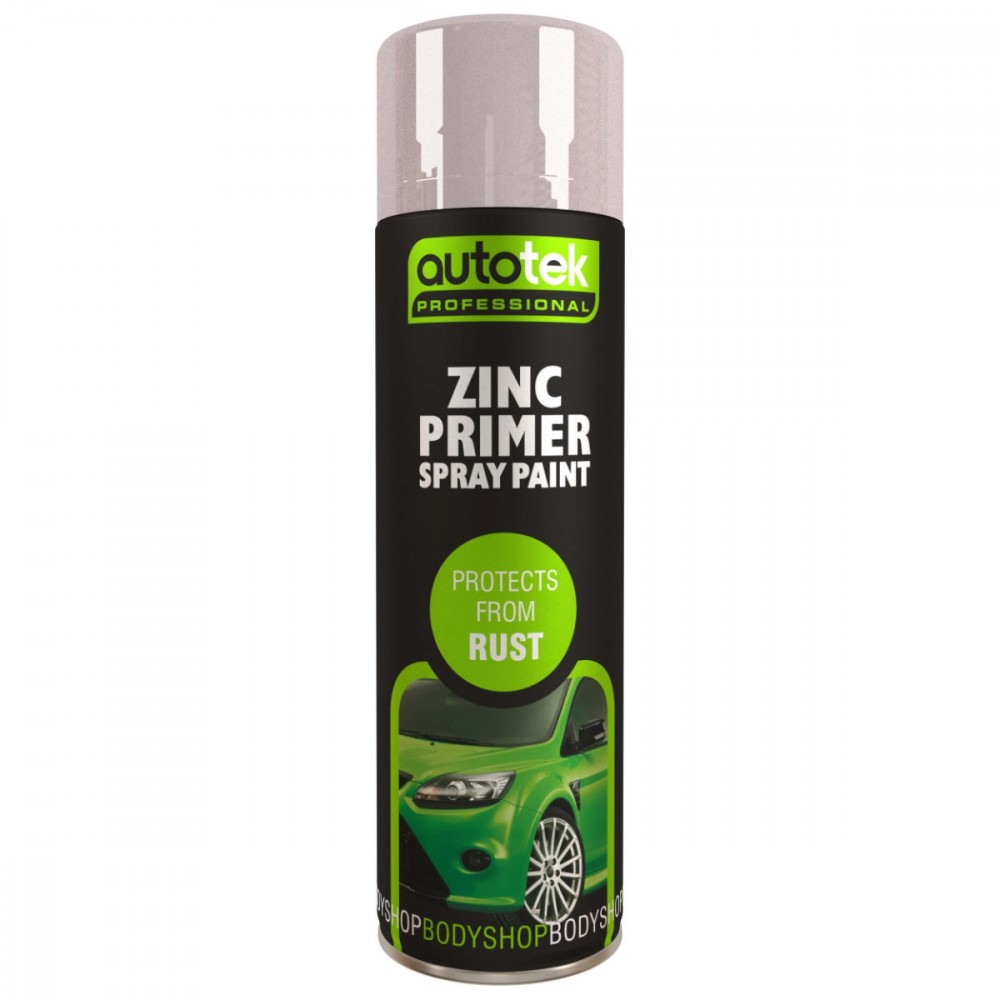Image for Autotek Zinc Primer Spray Paint 500ml