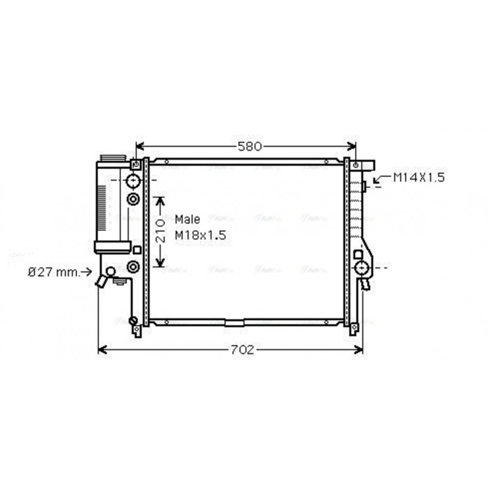 Image for AVA Cooling - Radiator