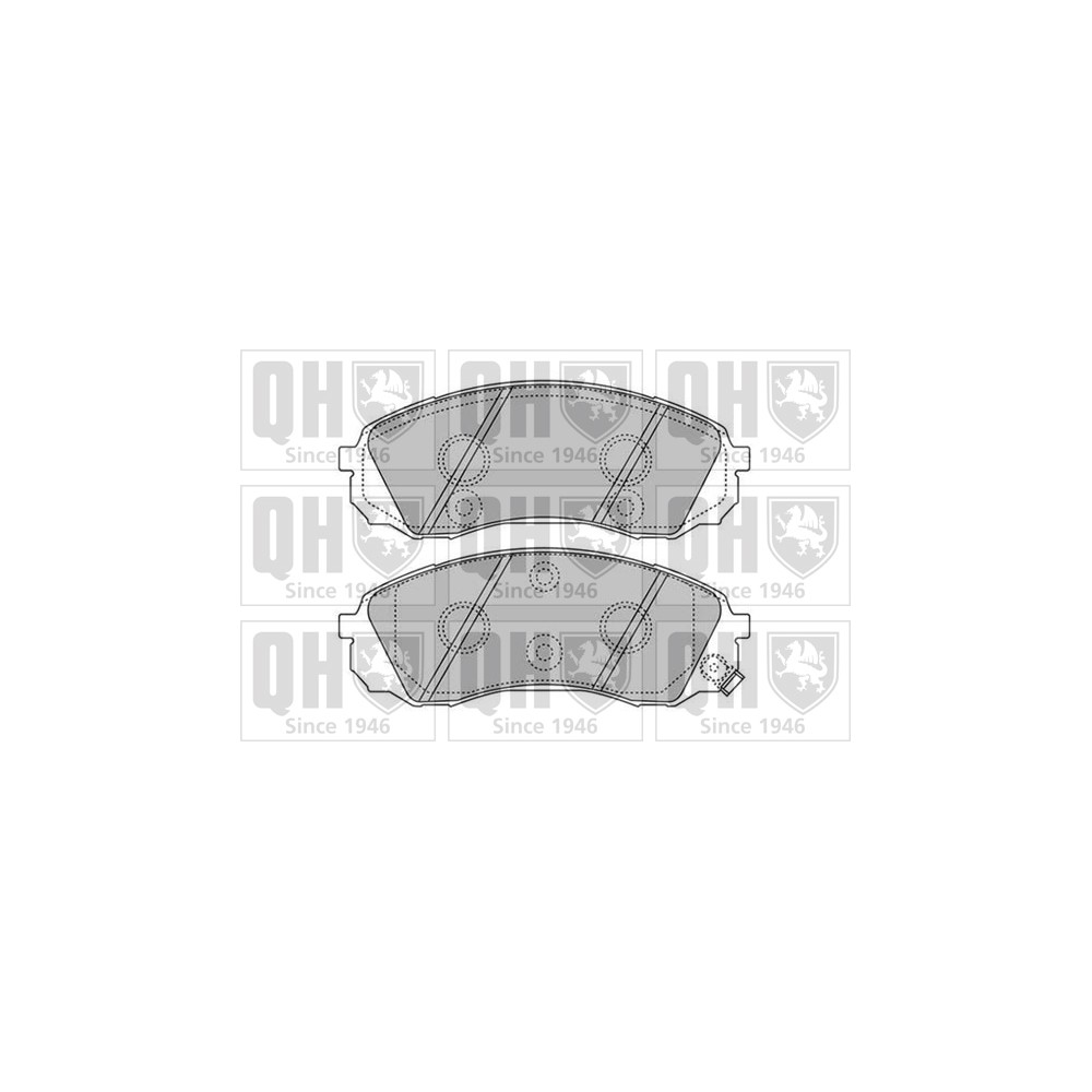 Image for QH BP1628 Brake Pad Set