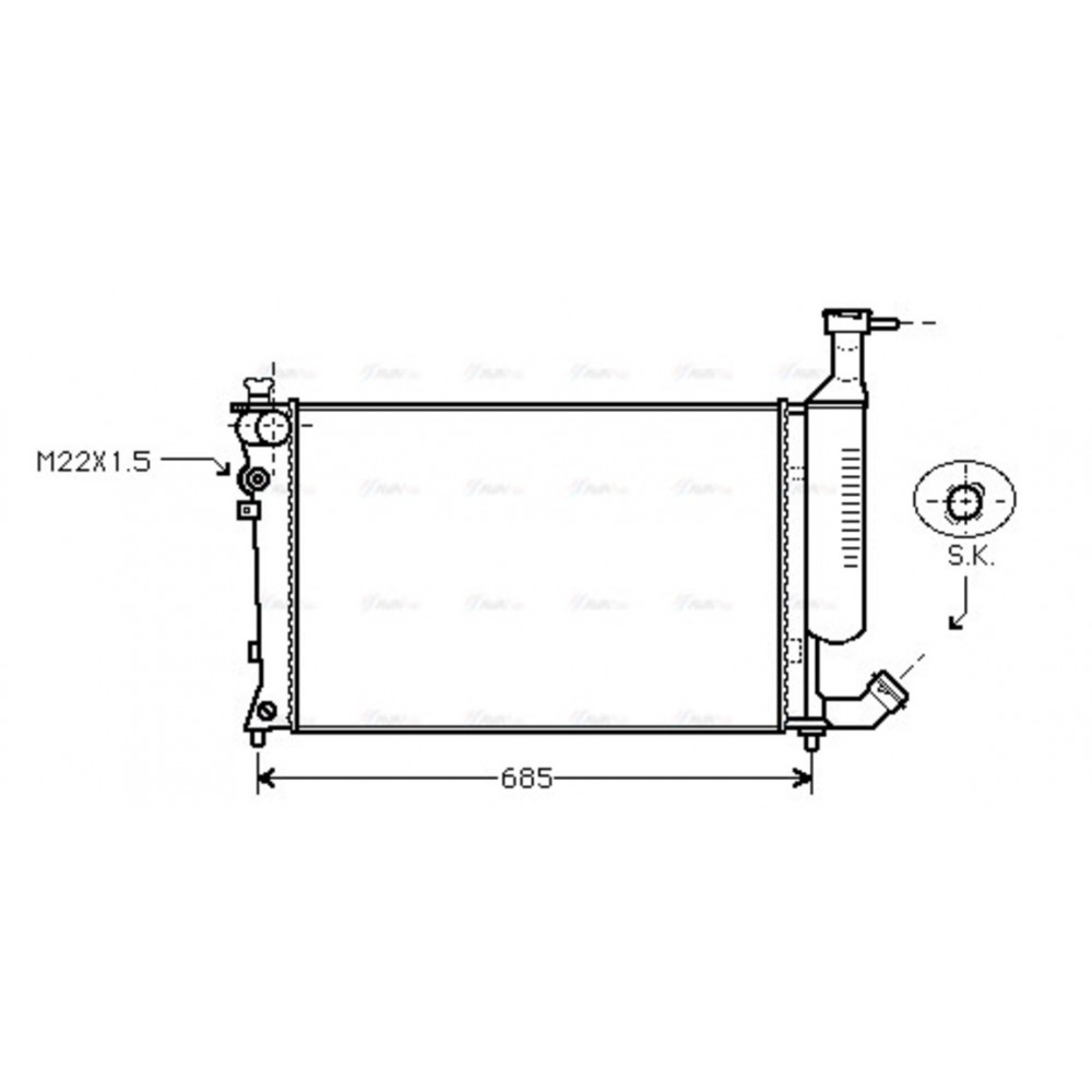 Image for AVA Cooling - Radiator