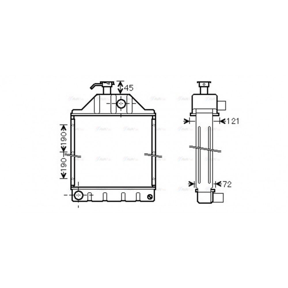 Image for AVA Cooling - Radiator