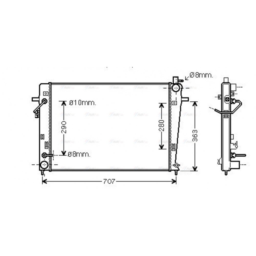 Image for AVA Cooling - Radiator