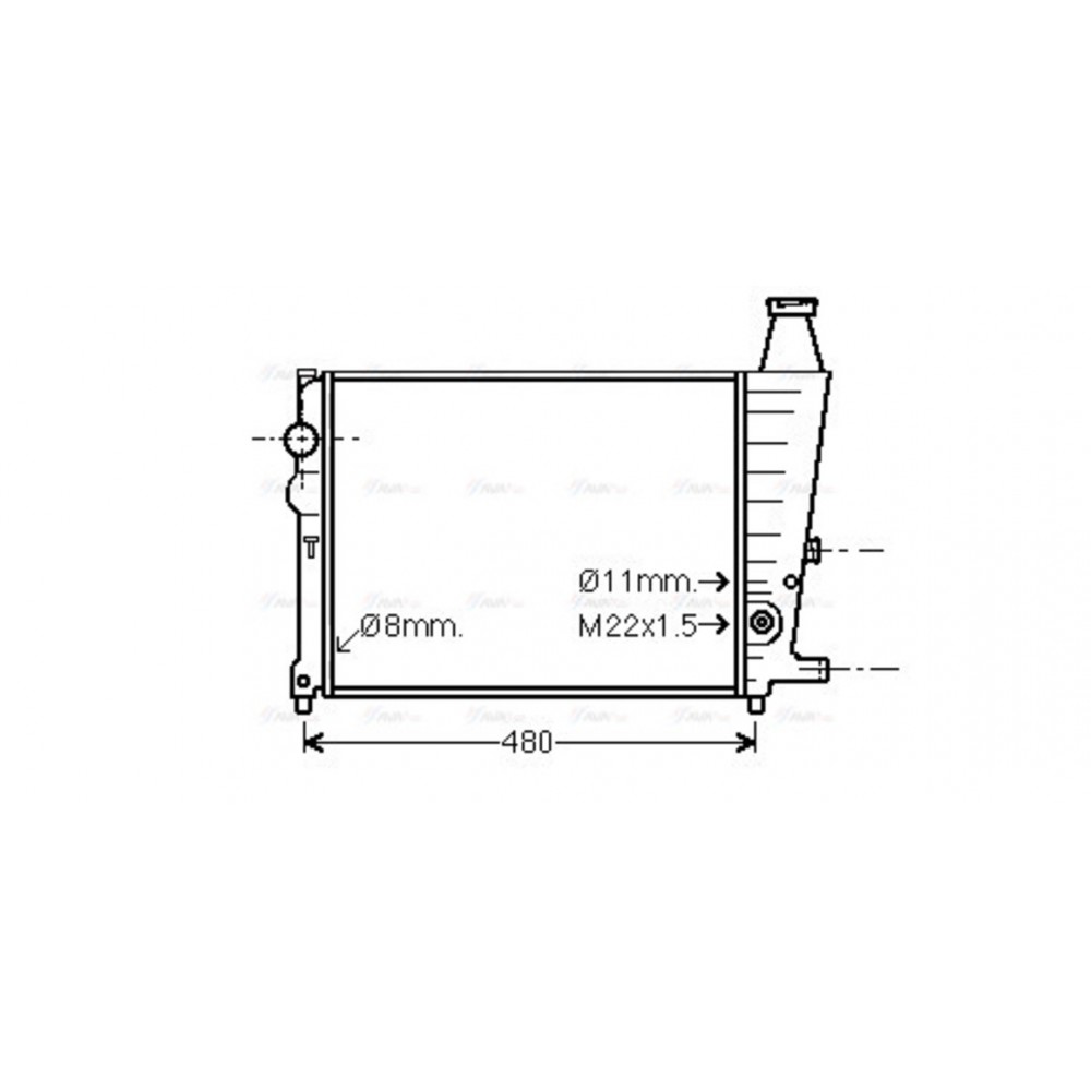 Image for AVA Cooling - Radiator