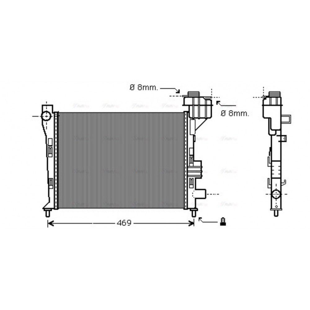 Image for AVA Cooling - Radiator