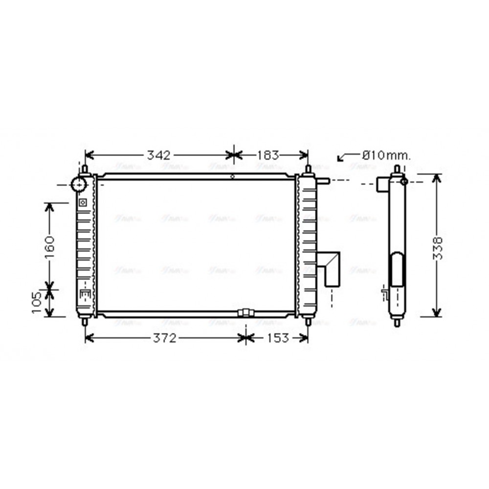 Image for AVA Cooling - Radiator