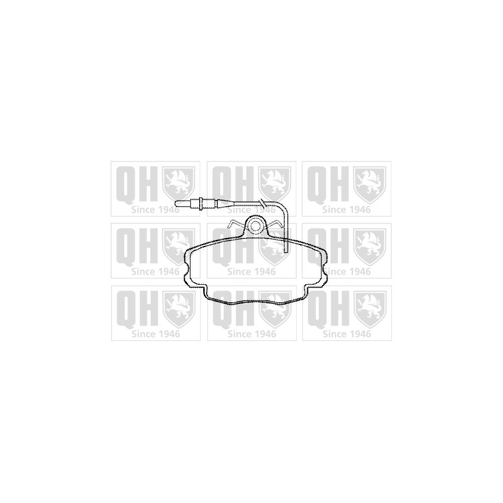 Image for QH BP536 Brake Pad Set