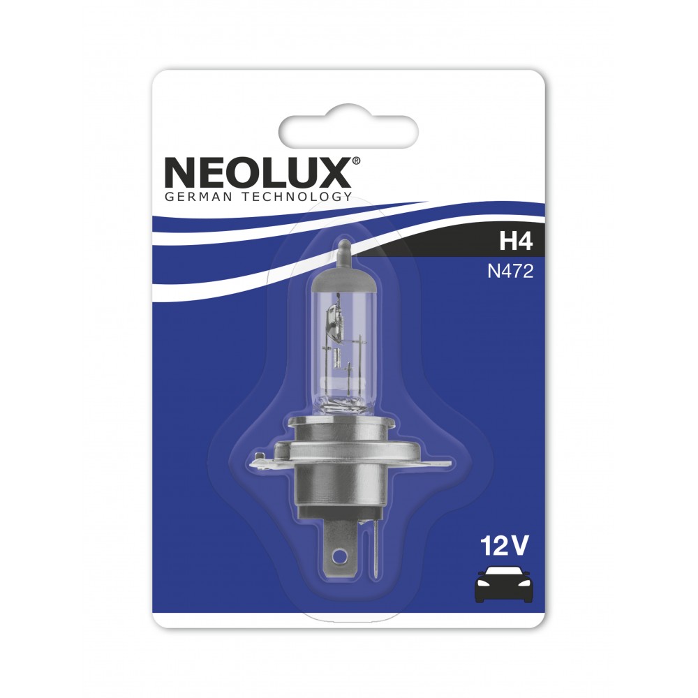 Image for Neolux N472-01B 12v 60/55w H4 P43t (472) Single blister
