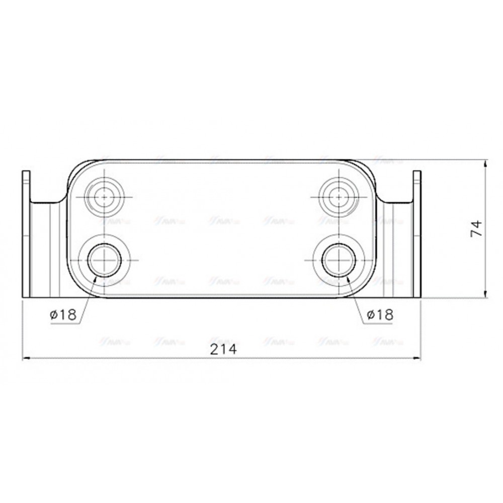 Image for AVA Cooling - Oil Cooler