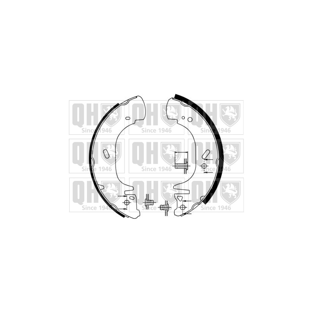 Image for QH BS1134 Brake Shoes