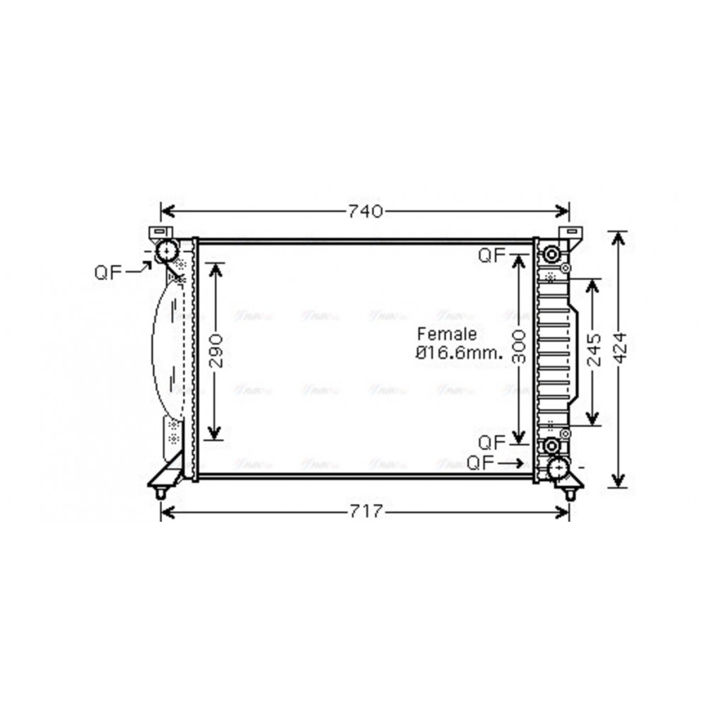 Image for AVA Cooling - Radiator