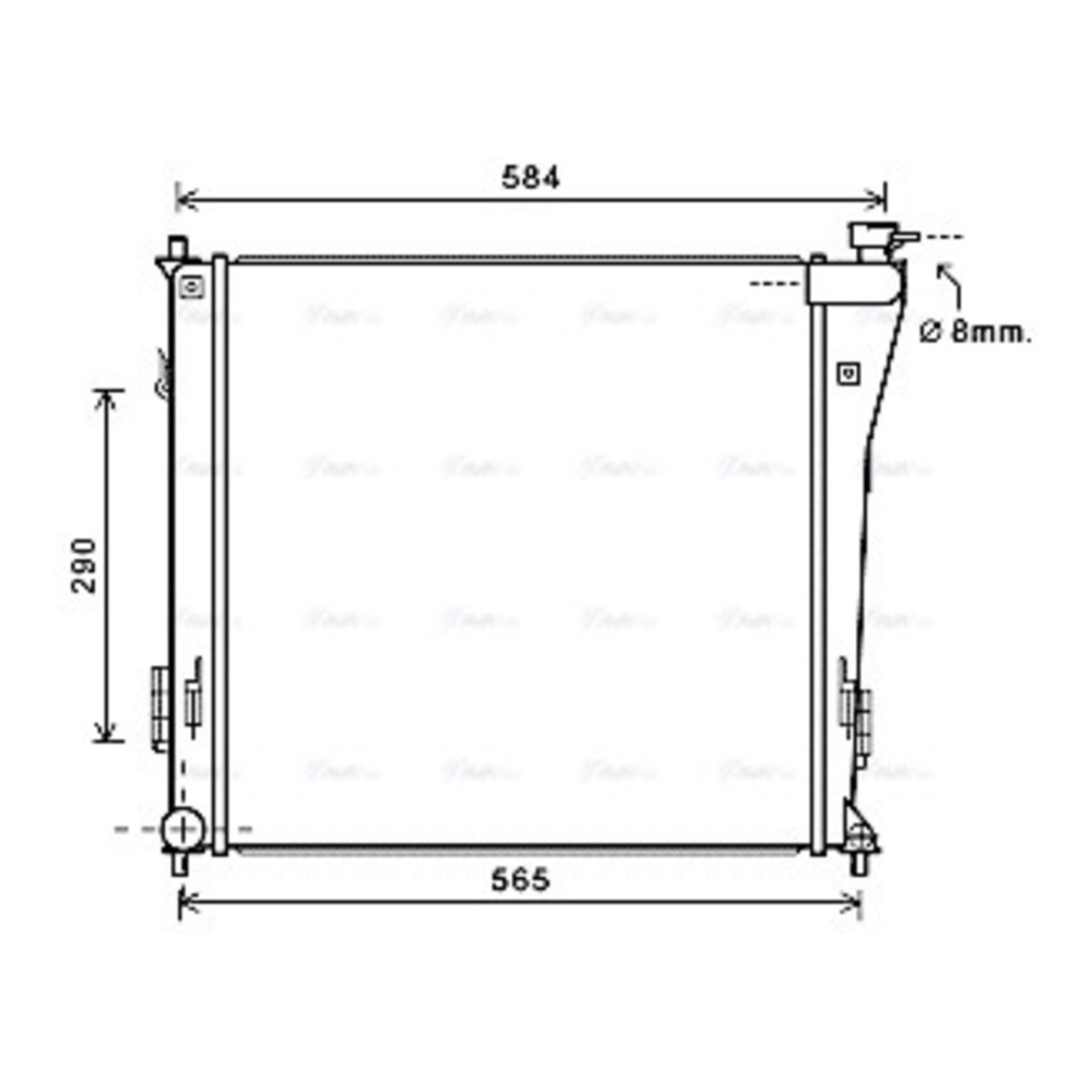 Image for AVA Cooling - Radiator