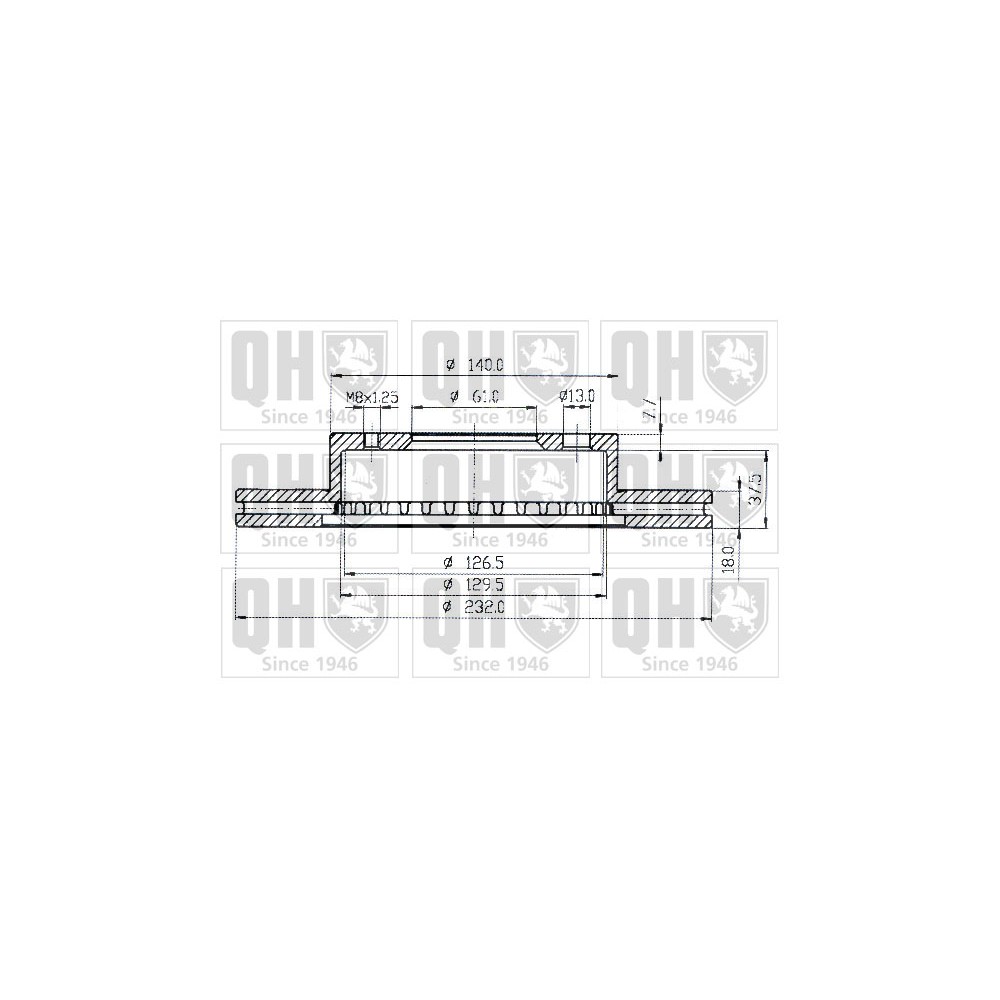 Image for QH BDC4621 Brake Disc