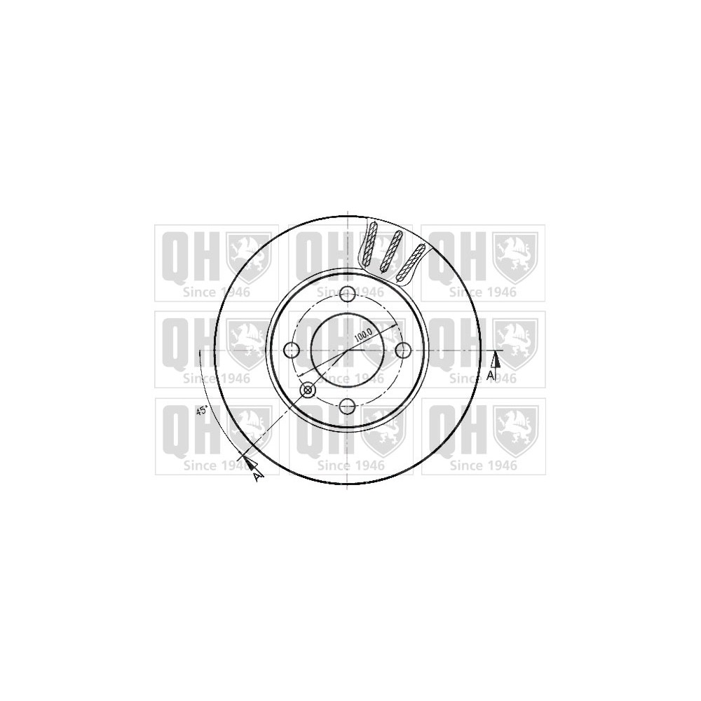 Image for QH BDC4548 Brake Disc