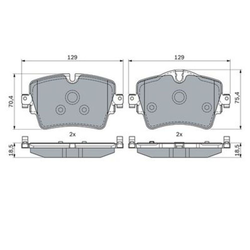 Image for Bosch Brake lining BP1791