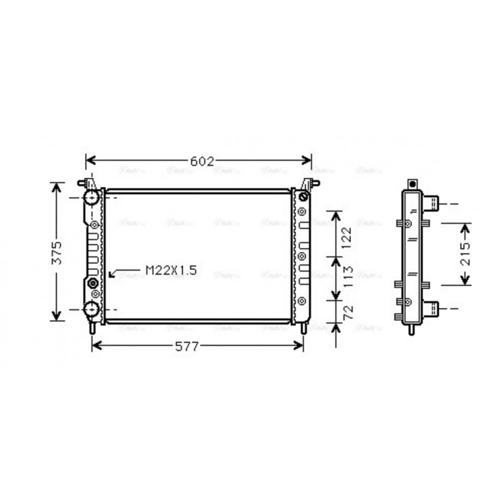 Image for AVA Cooling - Radiator