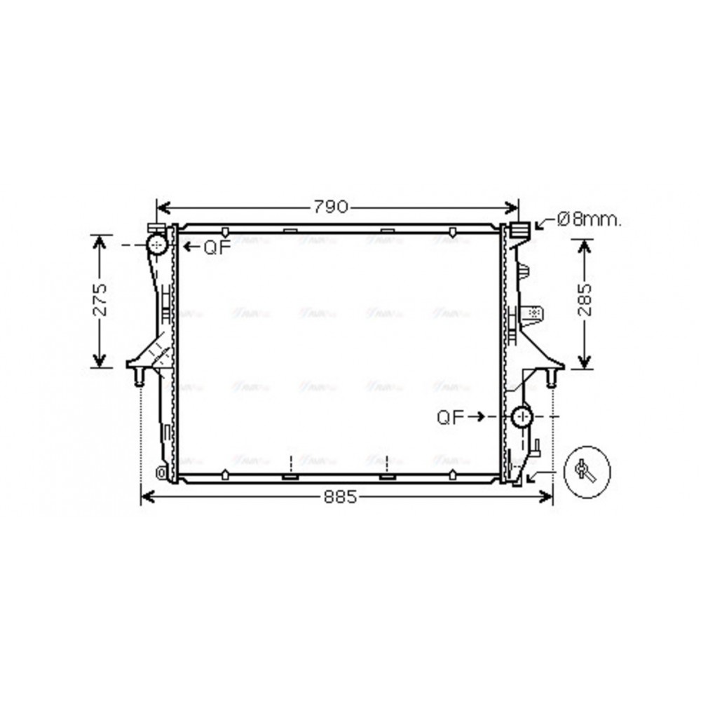 Image for AVA Cooling - Radiator