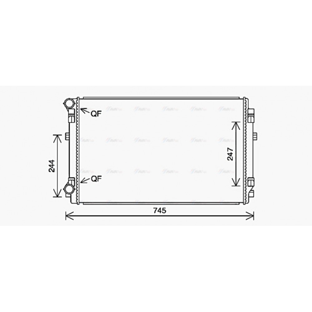 Image for AVA Cooling - Radiator