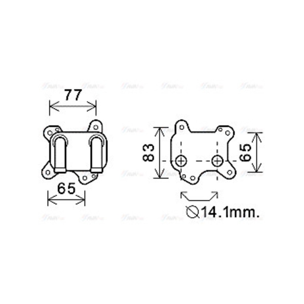 Image for AVA Cooling - Oil Cooler