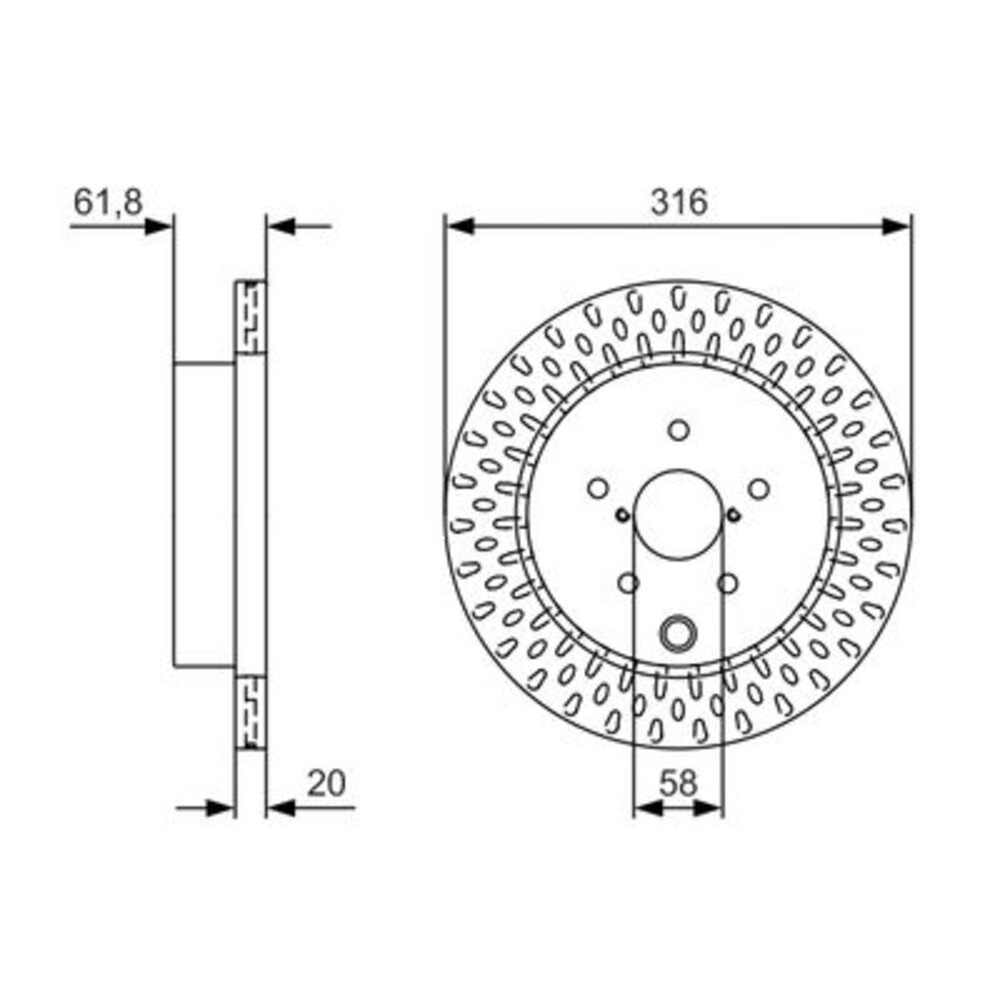 Image for Bosch Brake disc BD2403