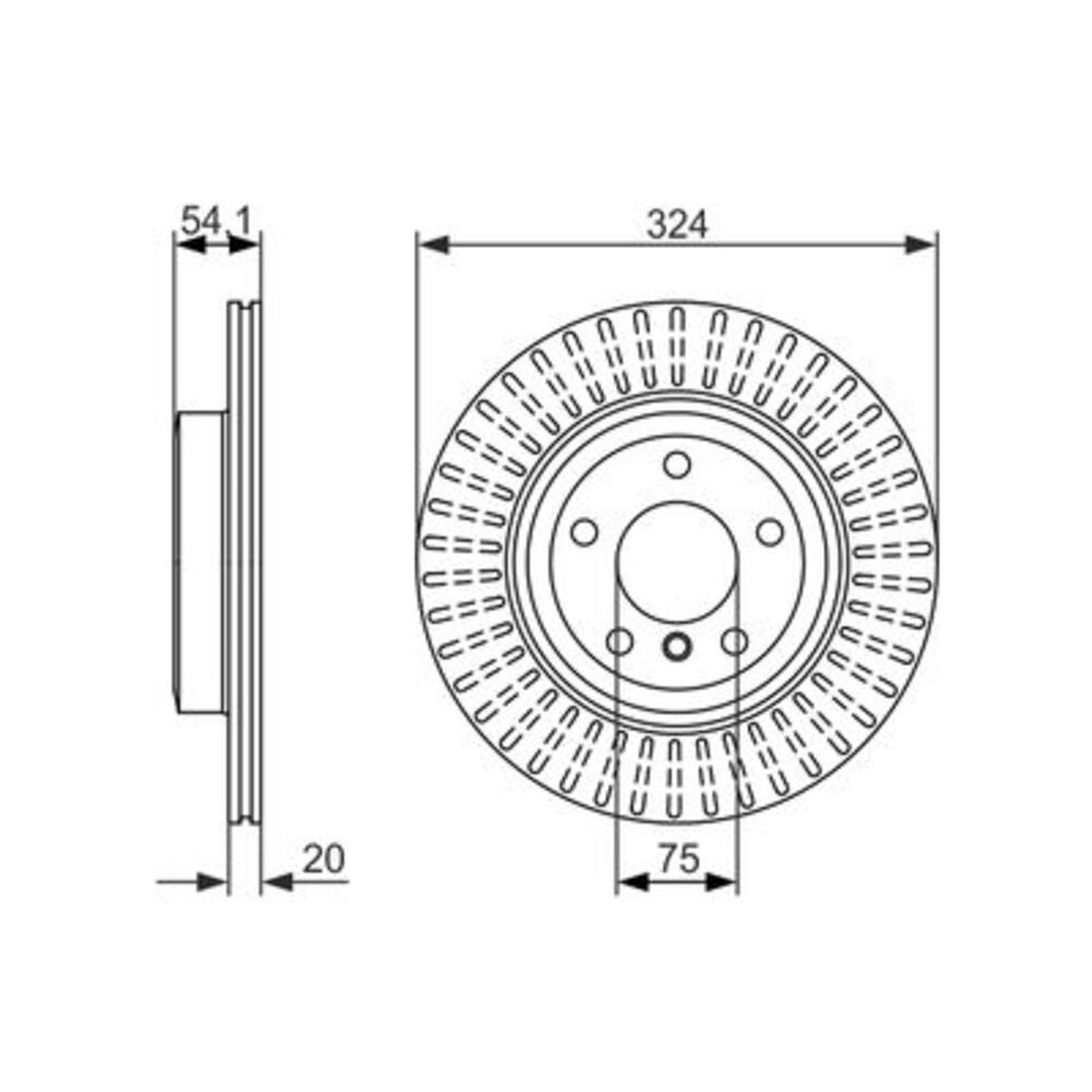 Image for Bosch Brake disc BD1563