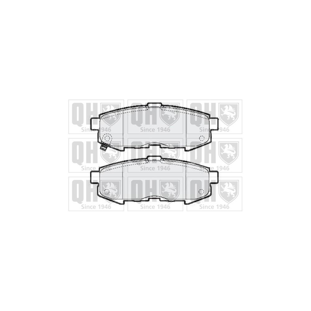 Image for QH BP1610 Brake Pad Set