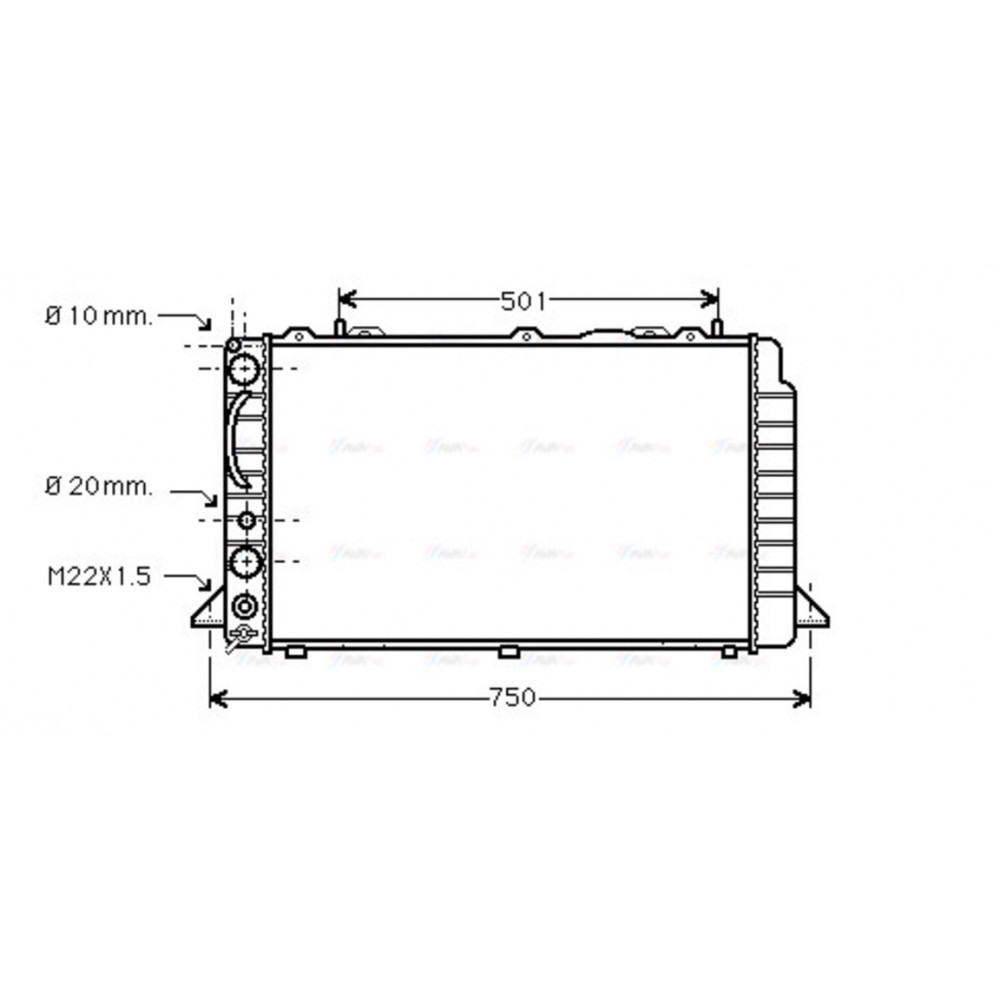 Image for AVA Cooling - Radiator