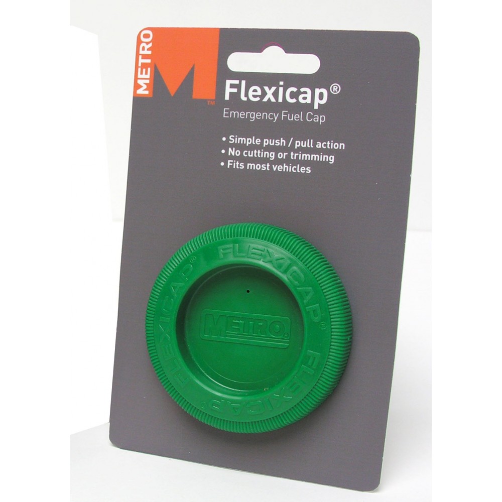 Image for Metro HG044-07 Flexicap Emergency Fuel Cap Green Single Push Pull Action