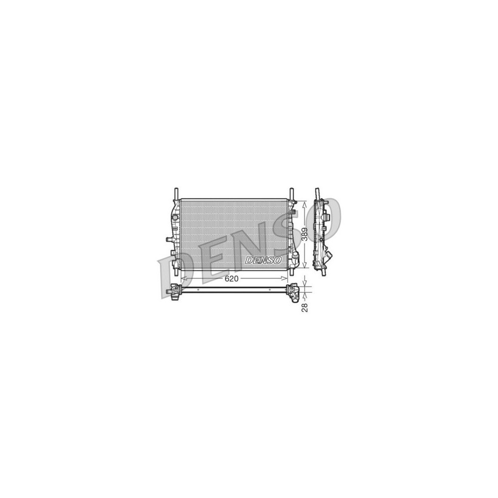 Image for Denso Radiator DRM10073