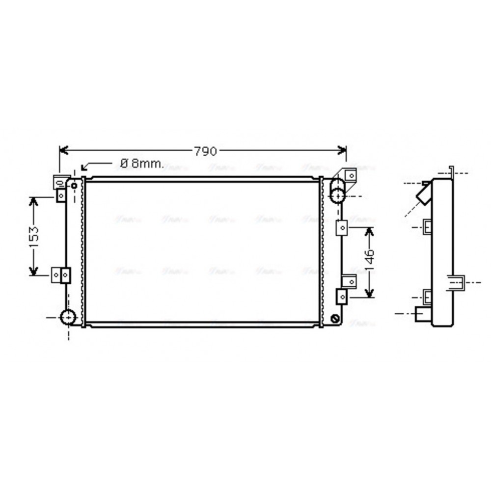 Image for AVA Cooling - Radiator